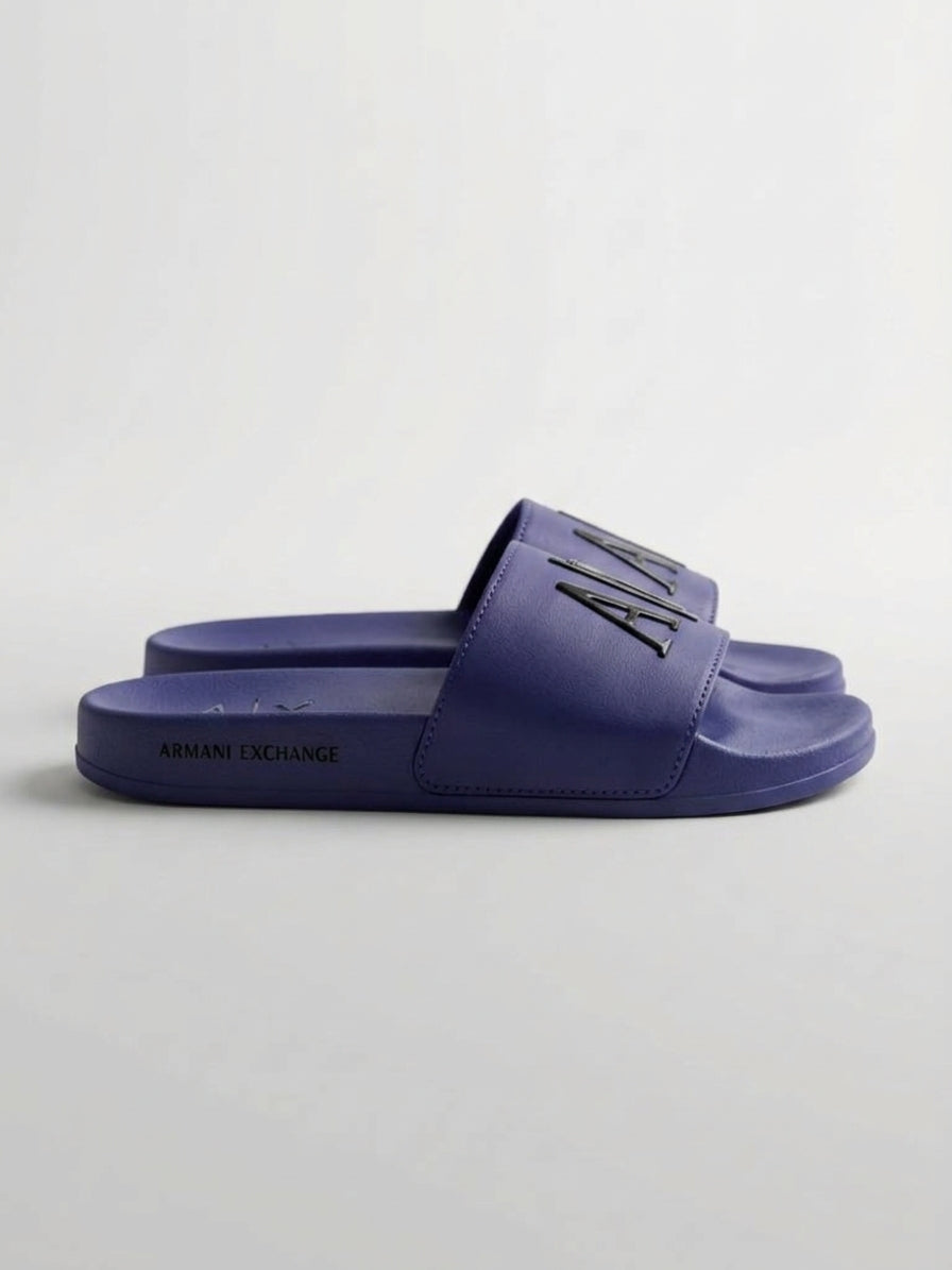 Casual Comfort Slides - Beige & Black