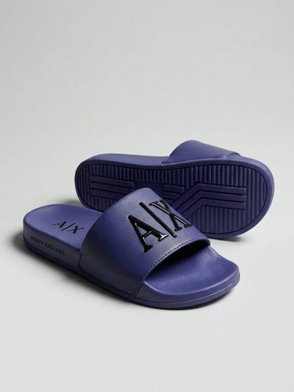 Casual Comfort Slides - Beige & Black